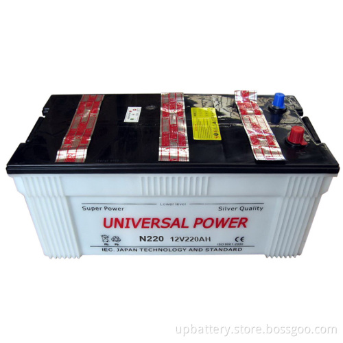 JIS Dry Charge Car Battery N220 12V 220ah